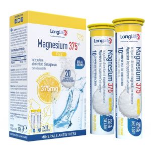 Longlife Magnesium Fizz 375 20 Effervescent Tablets