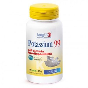 Longlife Potassium 99mg Food Supplement 100 Tablets