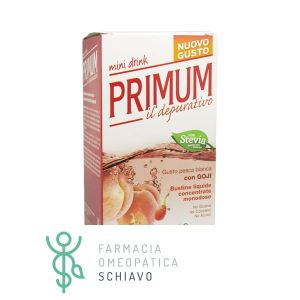Specchiasol Primum Taste White Peach Depurative Supplement 15 Minidrinks