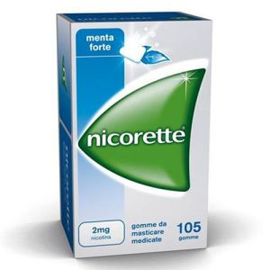 Nicorette 105 Medicated Chewing Gum 2 Mg Strong Mint Taste