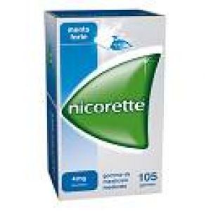 Nicorette Gums 4mg Nicotine Mint 105 Chewable Gummies