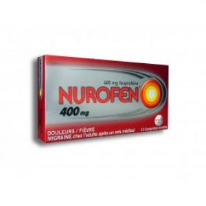 Nurofen 400mg Ibuprofen Pain Reliever 12 Coated Tablets