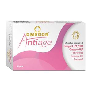 Omegor Antiage Gluten Free Food Supplement 60 Capsules