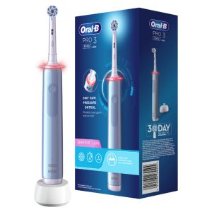 Oralb pro3 black crossaction electric toothbrush