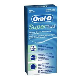 Oral-b Superfloss Dental Floss 50 Pre-Cut Threads