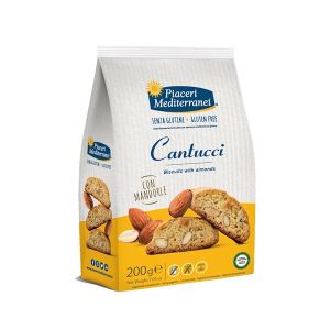 Piaceri Mediterranei Cantucci With Almonds Gluten Free Biscuits 250g