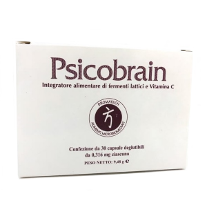 Bromatech Psicobrain Supplement Lactic Ferments And Vitamin C 30 Capsules