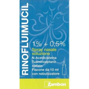 Rinofluimucil Nasal Spray 1%+0.5% N-acetylcysteine Rhinitis 10ml