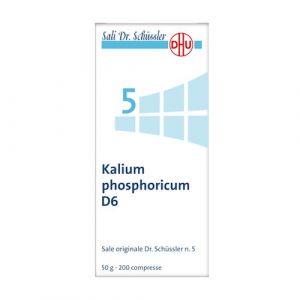 Dr. Schussler original 5 Kalium Phosphoricum D6 of 200 Tablets