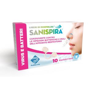 Sanispira Virus & Bacteria Nasal Filters Size S 10 Pieces