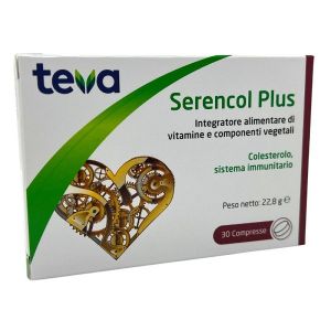 Serencol Plus Cholesterol and Blood Pressure Control Supplement 30 Tablets
