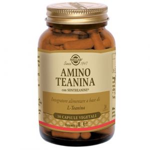 Solgar Amino Theanine Relaxing Supplement 30 Vegetable Capsules