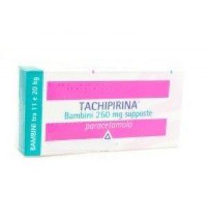 Angelini Tachipirina Children 250mg Suppositories For Fever And Pain 10 Suppositories
