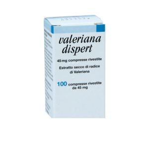 Valeriana Dispert 45mg Dry Extract Of Valerian 100 Coated Tablets