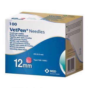 Intervet Unifine Needles for VetPen 29g/12mm Diabetes Measurement for Dogs and Cats 100 pieces