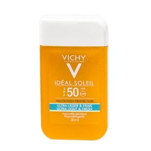 Vichy ideal soleil ultra light and fresh fluid spf 50 high protection 30 ml