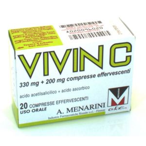 Vivin C 330mg+200mg Menarini 20 Effervescent Tablets