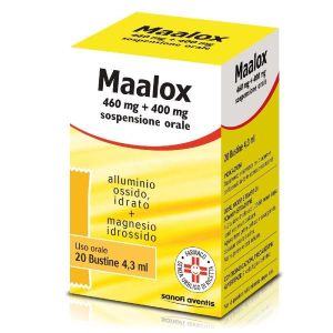Maalox  460mg + 400mg Sospensione Orale Limone Lime