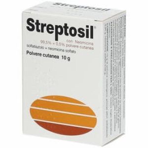 Streptosil i Neomicina 99,5% + 0,5% Polvere Cutanea 10g