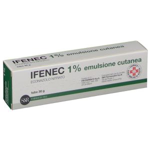 Ifenec 1% Econazolo Nitrato Emulsione Cutanea Antimicotica 30g