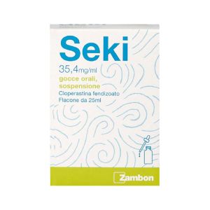 Seki Gocce 35,4mg /ml Cloperastina Sedativo Tosse Flacone 25ml