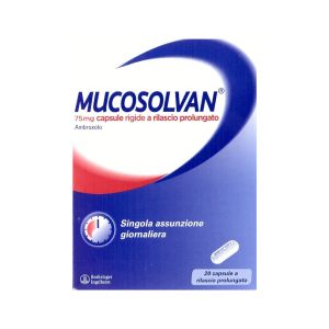 Mucosolvan 75mg Ambroxolo 20 Capsule Rigide A Rilascio Prolungato