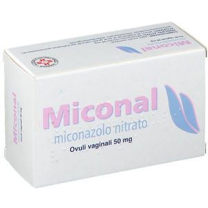 Miconal 50mg Miconazolo Antimicotico 15 Ovuli Vaginali