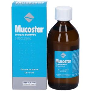 Mucostar Sciroppo 50mg/ml Carbocisteina Flacone 200ml
