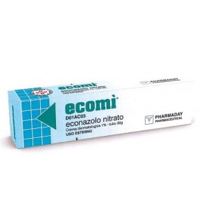 Ecomi Crema Dermatologica 1% Econazolo Nitrato 30g