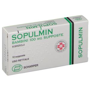 Sopulmin Bambini 100mg Sobrerolo Mucolitico 10 Supposte