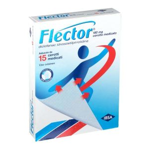 Flector Cerotti Medicati Dolori Articolari 180mg Diclofenac 15 Cerotti