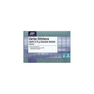 Clarilax Stitichezza Adulti 6 Microclismi 6,75g Glicerolo