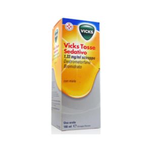 Vicks Tosse Sedativo 1.33mg/ml Sciroppo Gusto Miele 180ml