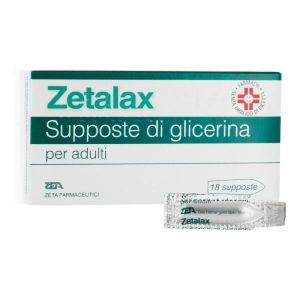 Zetalax Adulti 2,25g Glicerolo Stitichezza 18 Supposte