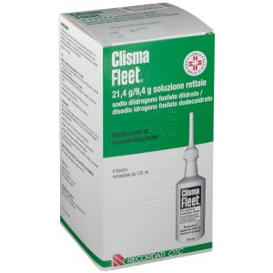 Clisma Fleet Soluzione Rettale 4 Flaconi 133ml