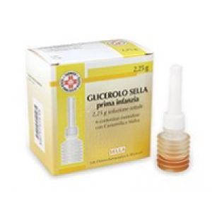 Glicerolo Sella Prima Infanzia 2,25g Soluzione Rettale 6 Contenitori Monodose con Camomilla e Malva