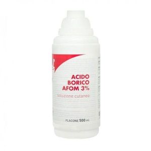 Acido Borico Afom 3% Soluzione Cutanea Flacone 500ml