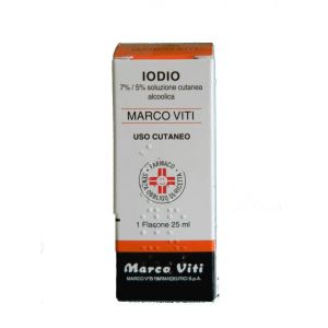 Iodio Marco Viti 7% / 5% Soluzione Cutanea Alcoolica 50 ml