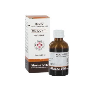 Iodio Marco Viti 2% / 2.5% Soluzione Orale 25 Ml