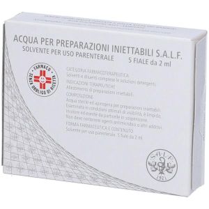 Acqua per Preparazioni Iniettabili  Salf  5 Fiale 2ml