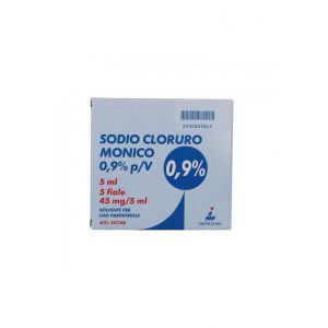 Sodio Cloruro  Monico  5 Fiale 5ml 0,9%