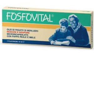 Fosfovital Integratore Di Olio Di Fegato Di Merluzzo 7 Flaconcini