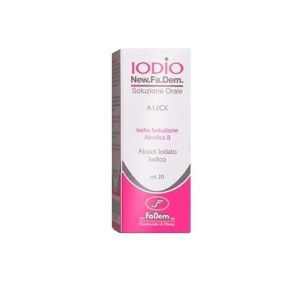 Iodio Soluzione Alcolica Ii  New.fa.dem.  Orale Soluzione 20 Ml2% + 2,5%