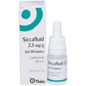 Siccafluid Gel Oftalmico  2,5 Mg/gr Carbomero 974p 10g