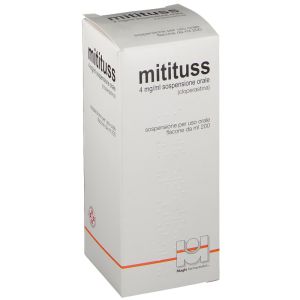 Mitituss Sospensione Orale 4 mg/ml Sedativo Tosse 200 ml
