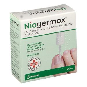 Niogermox Smalto Ciclopirox Onicomicosi Unghie 3,3ml