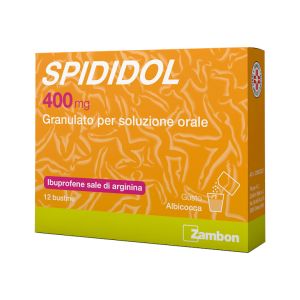 Spididol 400mg Granulato Per Soluzione Orale Aroma Albicocca 12 Bustine