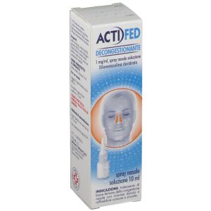 Actifed Decongestionante Spray Nasale 1mg/1ml Naso Chiuso 10 ml