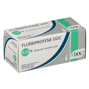 Flurbiprofene Doc Spray Orale 0,25% 15 ml
