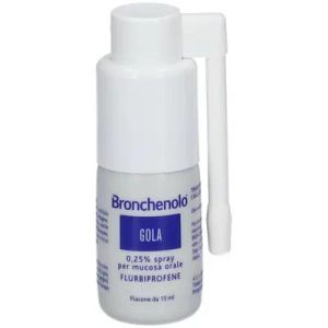 Bronchenolo Gola 0,25% Spray per Mucosa Orale 15ml